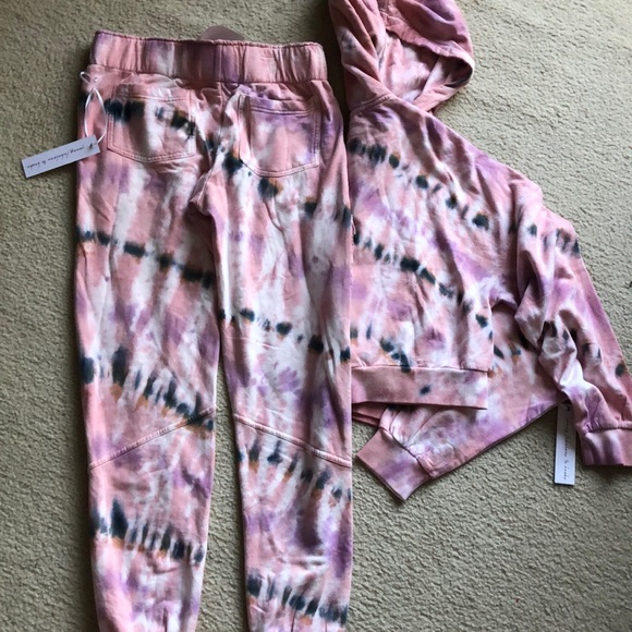 NWT Young Fabulous & Broke Tie Dye Hoodie - Picture 6 of 7